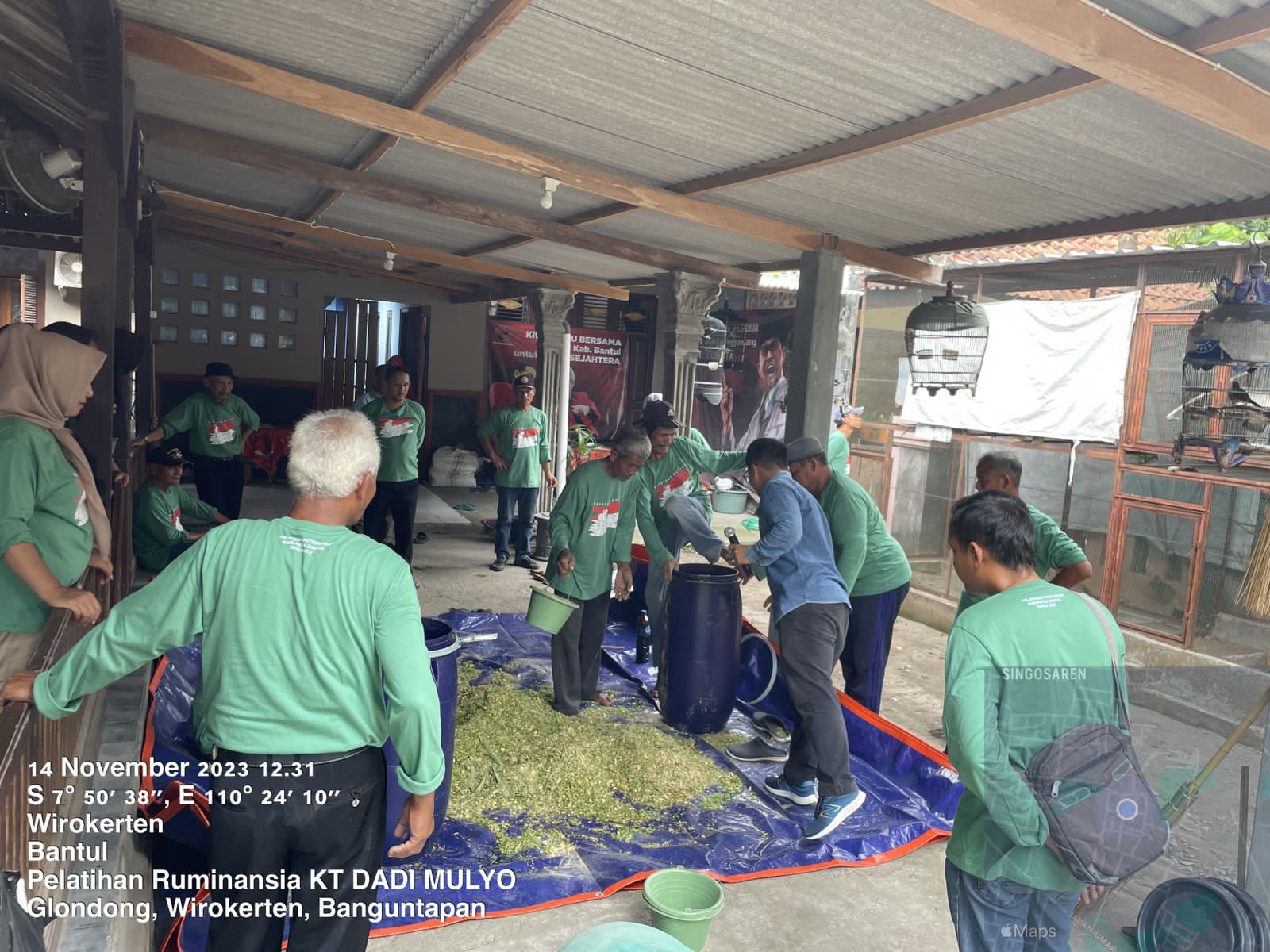 Pelatihan Budidaya Ternak Ruminansia Pedukuhan Glondong Wirokerten 13-14 November 2023